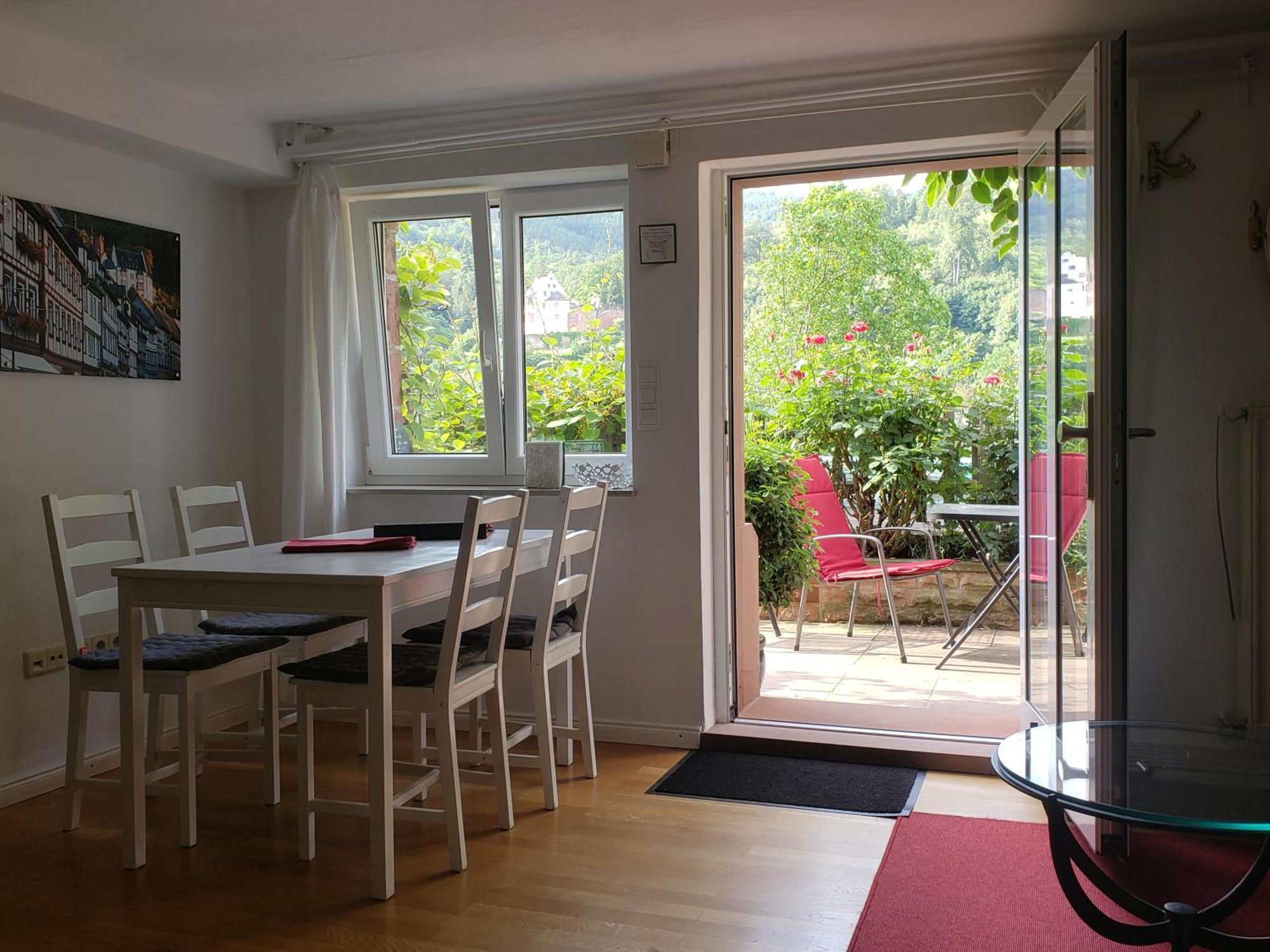 Panorama-Blick Miltenberg, 3 Pers., Zentr., Am Main, Terrasse, Bootverleih, P Exterior photo
